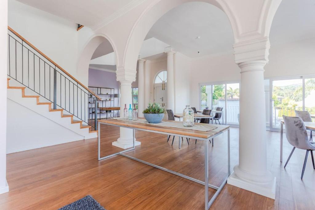 Arched balconies